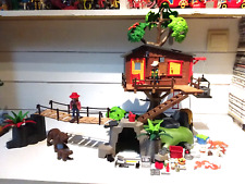 PLAYMOBIL LOT 5557/ CABANE SUSPENDU PERCHÉ SAVANE SAFARI FORÊT ANIMAUX PONT