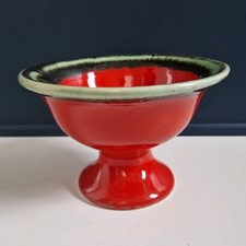 Coupe Sur Piédouche En Céramique Non Signé Collection Deco Vide-poche 