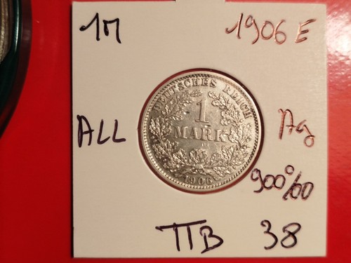 Allemagne mark 1906 e - allemagne,