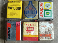 Lot de 6 bidons d'huile