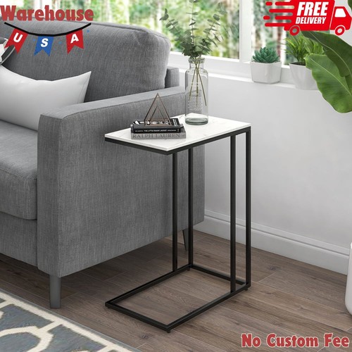 Marble top table metal end - marble,