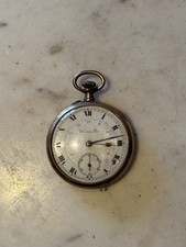 Montre à Gousset Chronomètre Ancienne, Plaqué Or, Balancier Tourne Correctement