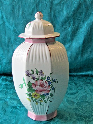 Pot potiche faïence - en,
