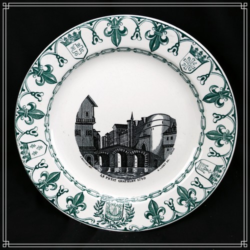 Assiette faience georges - assiette,