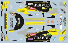 DECALS 1/43 PEUGEOT 207 S2000