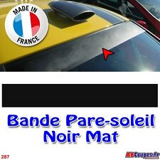 Bande Pare soleil Noir Mat - Sticker autocollant Pare brise Bandeau - 287