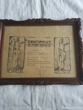 RARE certificat de bonne