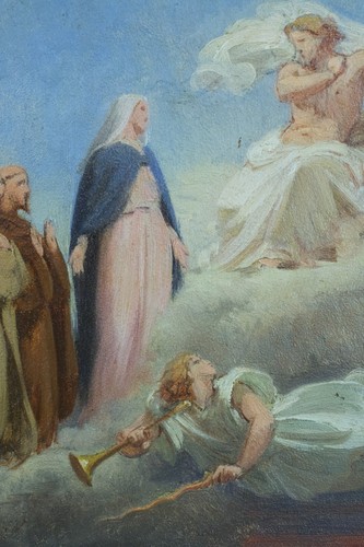 Beau tableau religieux ancien