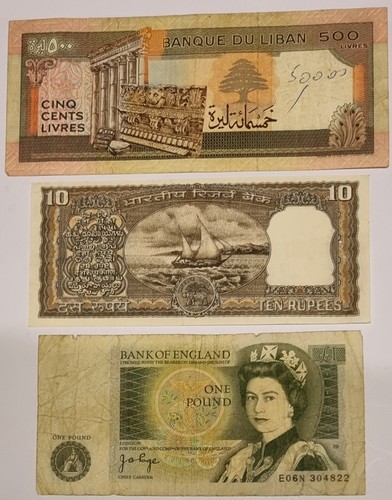 Lot billets étranger - de, 3