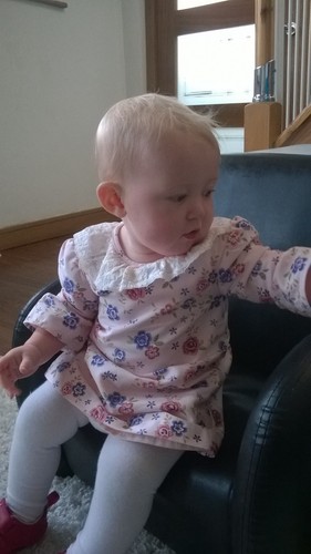 Robe style rétro bébé fille