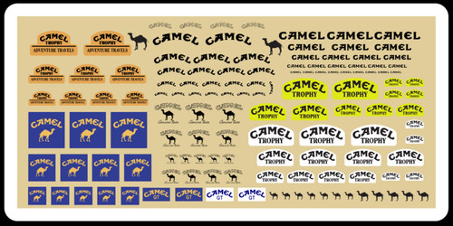 Decals decalcomanie camel - decals,