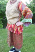 Véritable costume de théatre CHINOIS, tissus de qualité, finitions  couturière 