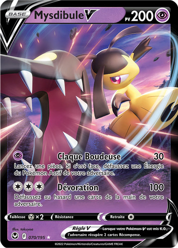 Carte pokémon mysdibule - pokémon, mysdibule-v
