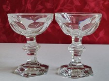 2 coupes à champagne Baccarat Harcourt