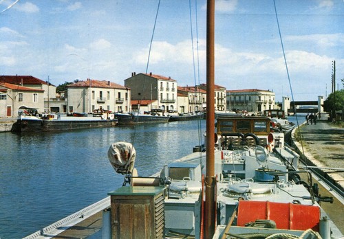Carte frontignan canal midi - carte,