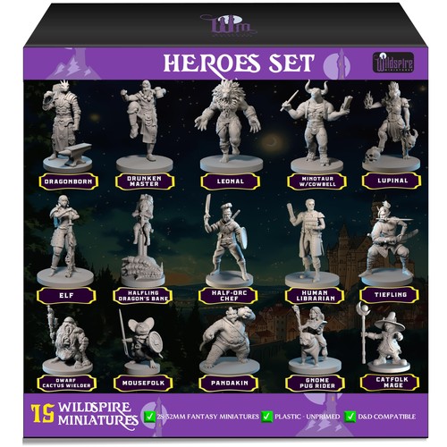 Figurines héros pnj - figurines,