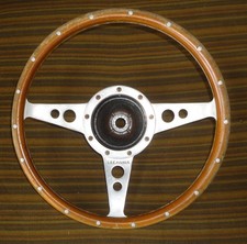 Volant  sport bois LECARRA  Alpine Porsche vintage et moyeu