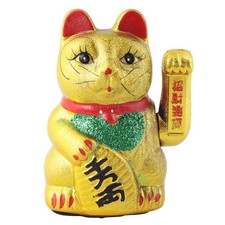 Chat chanceux signe porte