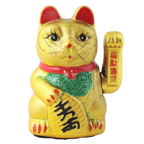 Chat chanceux signe porte