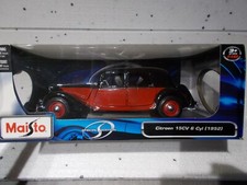 Citroën traction 15cv 1/18 Maisto Edition prestige RARE ref 31821