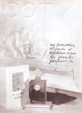 PUBLICITE PARFUM  AD PERFUME COTY