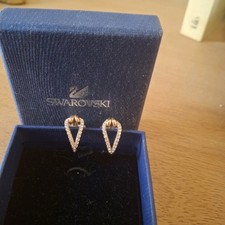 Boucles d’Oreilles Swarovski Demi-créoles 