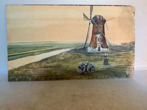 Ancienne peinture aquarelle - peinture,