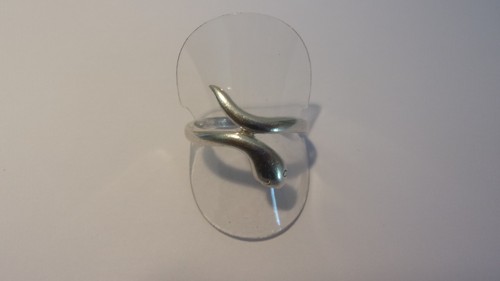 Bague argent massif - en,