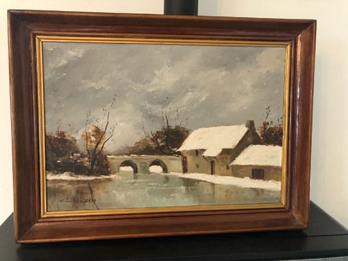 Tableau paysage savoie neige - paysage,