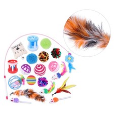  20 Pcs/1 Jouet De Balle Interactif Pour Chat Jouets Chaton Actifs