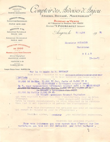 1930 comptoir des - ardoises, d