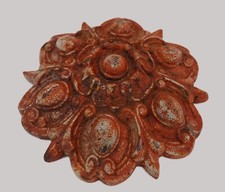 Ornement décoration en fonte du XIXème portail jardin fontaine - ø 17 cm