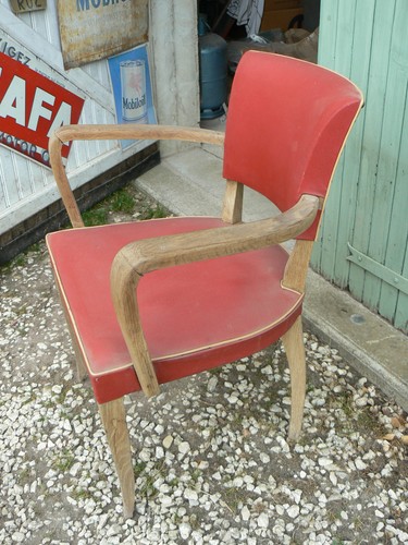 Fauteuil ancien skai - fauteuil,