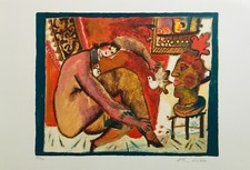 Théo TOBIASSE - "Le Cantique des Cantiques XVII" - Lithographie originale signée