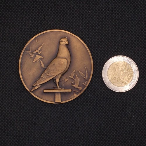 Médaille bronze oiseaux - bronze,