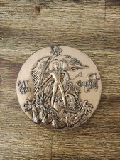 CINQUIÈME RÉPUBLIQUE Médaille, le mont Saint-Michel, par Anastase ( Demetre ) 