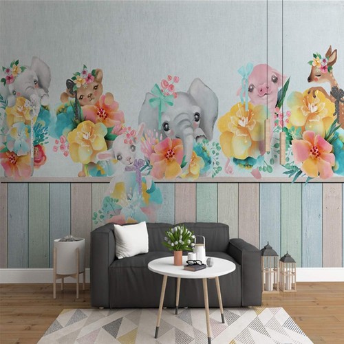 Papier peint mur enfant - peint,