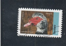 L6763 FRANCE timbre AUTOADHESIF N° 1394 de 2017 " Canard de Barbarie " oblitéré