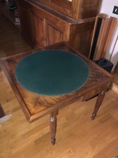 Ancienne table jeu pliante - table,