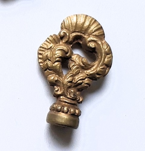 Tête clef bronze style - clef,