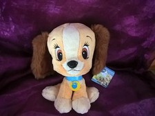  Peluche doudou chienne  BELLE ET  LE CLOCHARD  DISNEY STORE beanbag neuf