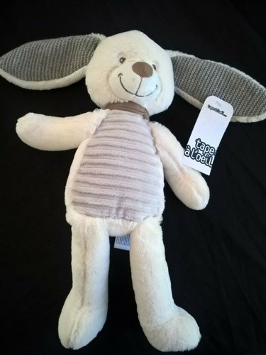 Peluche doudou lapin blanc - peluche,
