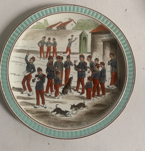 Assiette militaire ancienne - assiette,