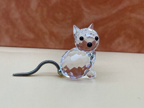 Figurine swarovski 010011 chat - swarovski,