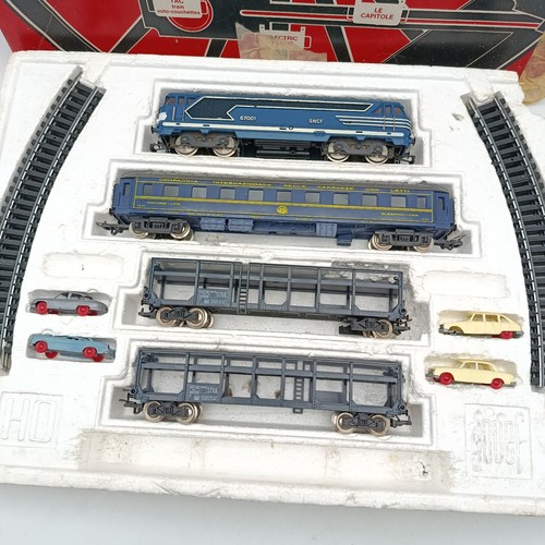 Coffret jouef train bleu - jouef, "ho"