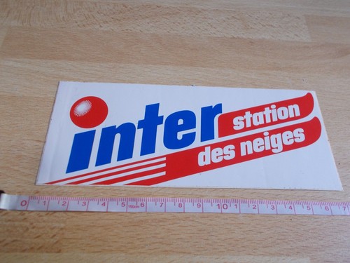 Autocollant radio inter - radio,