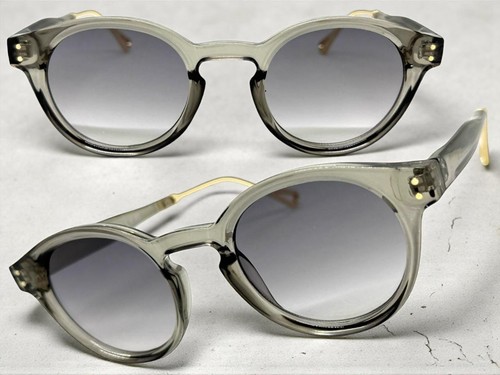 Lunettes soleil ronde grise - de,