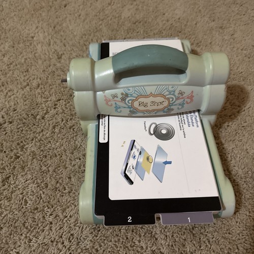 Big shot sizzix machine - sizzix, teal