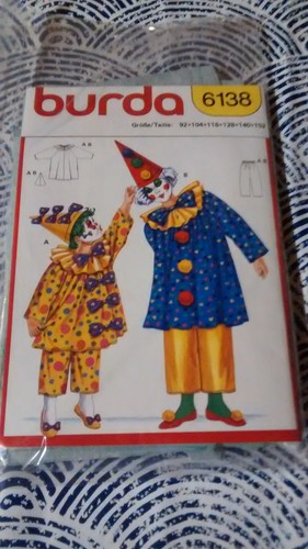 Patron burda clown - patron, 92