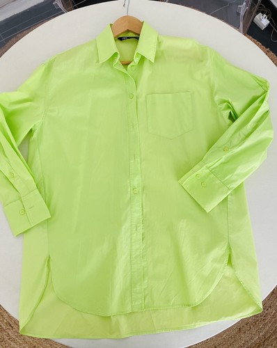 Chemise verte zara s - chemise, t.s
